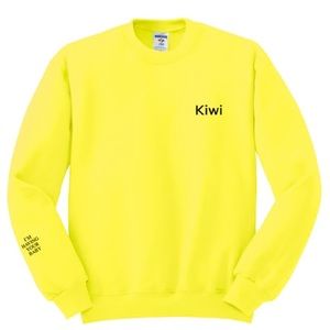 HARRY STYLES Yellow Kiwi Crewneck Long Sleeve